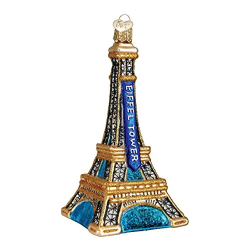 Adornos De Vidrio Soplado De Torre Eiffel Árbol De Nav...