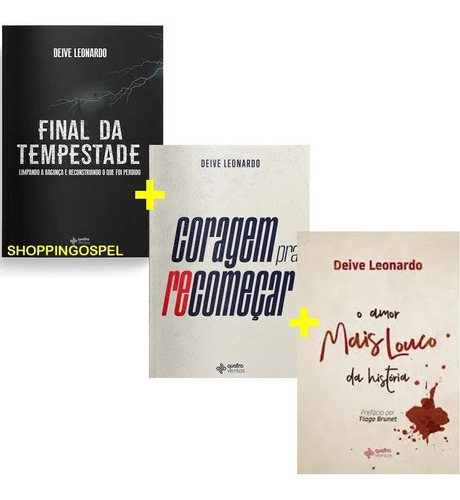 Kit De Livros Completo Deive Leonardo 2021