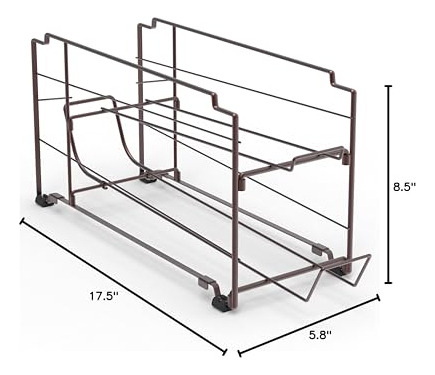 Paquete De 2 Unidades Simplehouseware Apilable Frontal Carga
