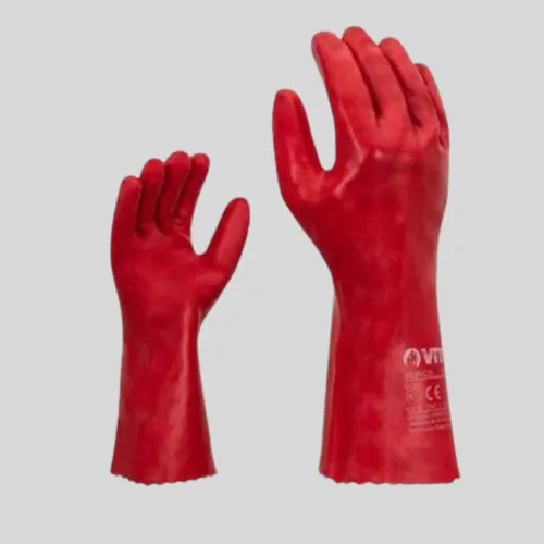 Guantes Pvc Rojo 18 Antiácido