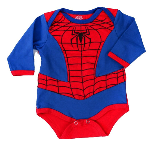 Mameluco Body  Bebé Spiderman Disfraz Hombre Araña