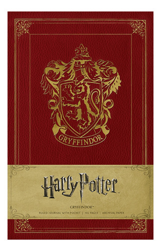 Harry Potter: Gryffindor Libreta Tapa Dura Lujo Medium