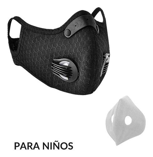 Imagen 2 de 6 de Filtro Repuesto Cubrebocas Deportivo Para Niños 10 Piezas