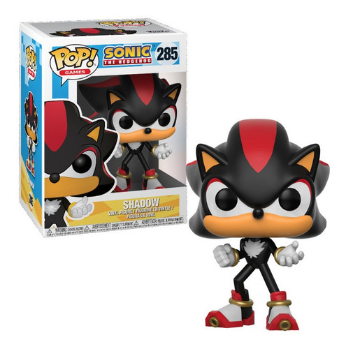 Funko Pop Shadow #285 Sonic The Hedgehog Videojuego Original Color Shadow The Hedgehog #285 / Sonic / Sega Game