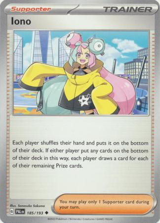Pokémon Tcg: Iono - 185/193 Paldea Evolved (uncommon)