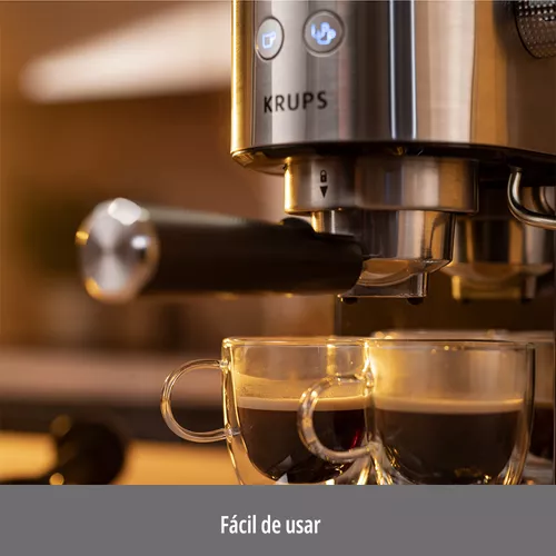 Cafetera espresso automática Krups Virtuoso acero inoxidable XP442C11