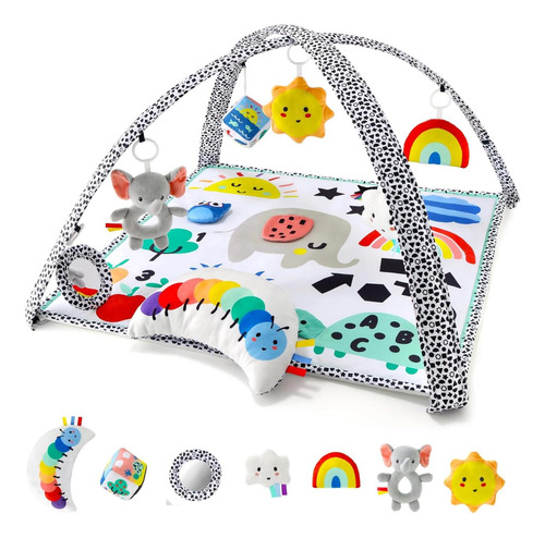 The Peanutshell Unisex Baby Play Gym Y 7-in-1 Play Mat-playm