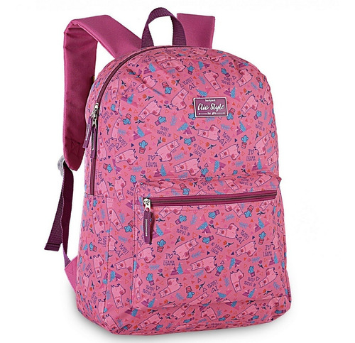 Imagem 1 de 1 de Mochila Clio Lhama Style Ref: Mf9445 - Rosa