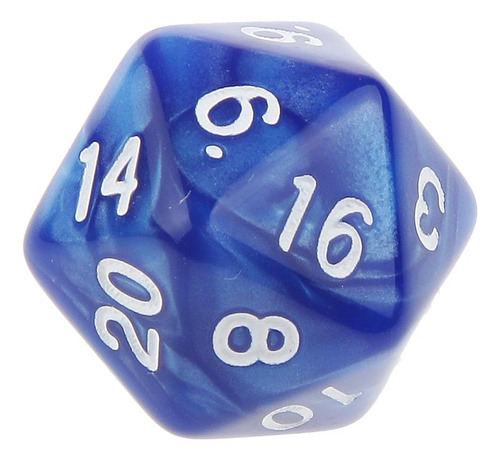 20piece Twenty Sided D20 Para Jugar Rpg Party Rojo Y Azul