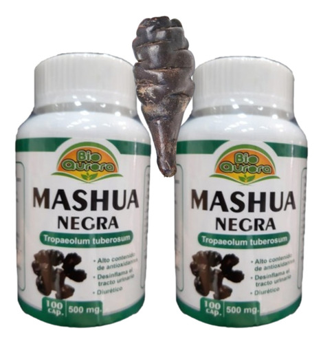 Mashua Negra 200 Capsulas X 500mg - Con Registro Sanitario