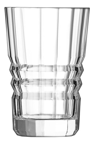 Architect Jogo 6 Copo Long Drink 360ml Cristal Transparente