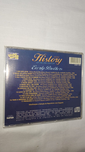 Cd Everly Brothers - Music History Of The 20th... ( 20832 ) (Usado)