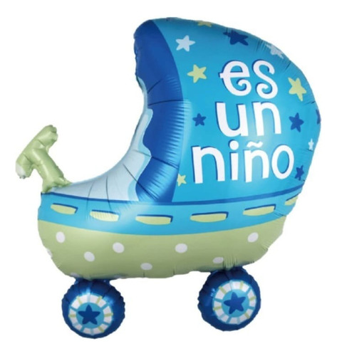 2 Globos De Coche Para Decoración Baby Shower Niña Y Niño