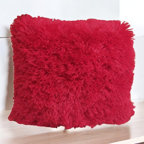 Set De 3 Cojines Decorativos Estilo, Comodidad Y Elegancia Rojo Liso