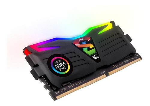 Imagem 2 de 3 de Memória Ram Ddr4 Geil Super Luce Rgb 16gb 3000mhz Black