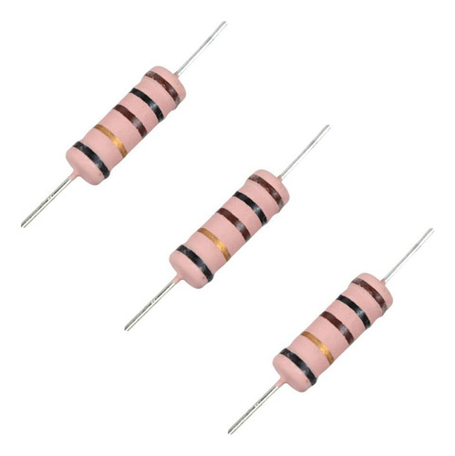 Resistor Fio 180r (180 Ohm) 5w 5% Pth Axial (20 Peças)