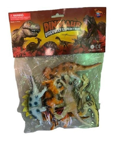 Set De 6 Dinosaurios Expedición Descubrimiento