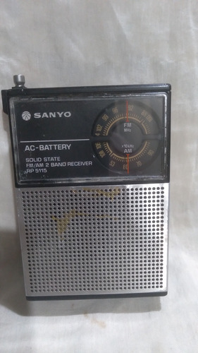 Radio Sanyo Fm.am 110 Vol Negro (Usado)