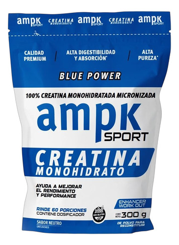 Ampk Creatina 300 Gr + Nutri100 Vitamina X30 Capsulas Vitamina C