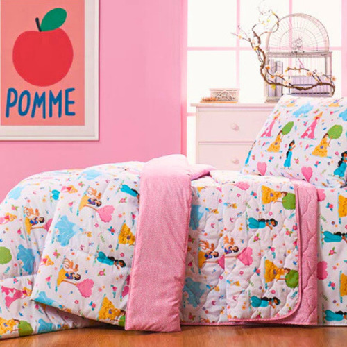 Edredom Dupla Face - Infantil Disney Solteiro Mickey Friends