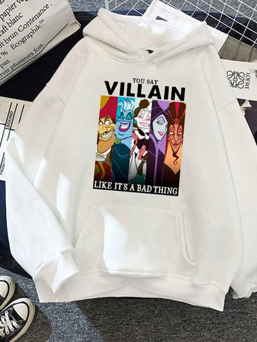 Nuevos Villanos De Moda De Disney Autumn Plus Velvet Bad Gir