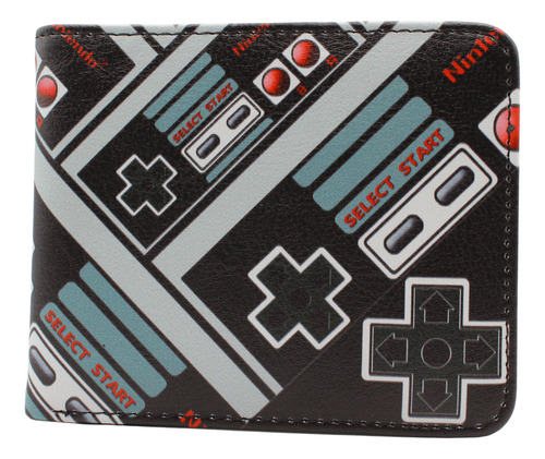 Cartera Inspirada En Nintendo Control Mando Nes Billetera Pu Nintendo 1985 Mando De Nes