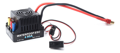 Controlador Eléctrico Esc 2-4s Sin Escobillas De 80 A, Enchu