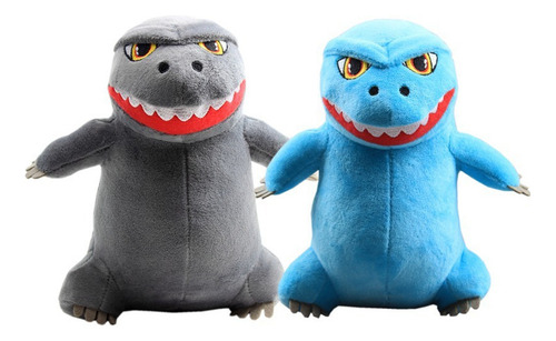 2 Piezas Godzilla Muñeca Dinosaurio Monstruo Peluche Juguete