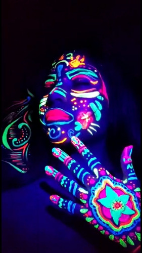Pintura Neon - Set 8 Und. X 375grs. (c/u)