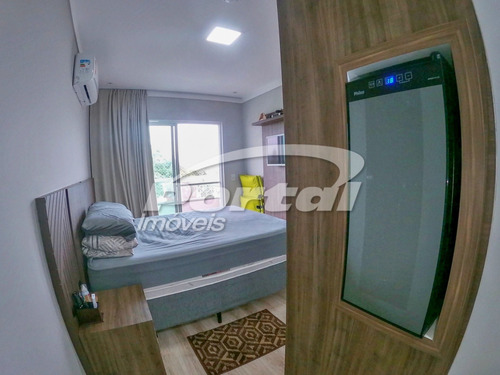 Apartamento Residencial Clave Do Sol Mobiliado Com 3 Dormitórios Sendo 1 Suíte, 1 Banheiro, Ampla Sala E Cozinha Integrada, Sacada Gourmet, 1 Vaga De Garagem (camioneta), Localizado No Bairro Itacolo