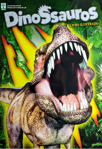 Álbum Figurinhas Dinossauros - Completo P/ Colar