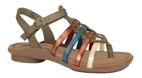 New Face 37321ab19 Sand lia Feminina Em Couro Itapua