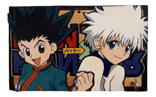 Porta Llaves Pared Hunter X Hunter Gon Killua Gastovic Anime