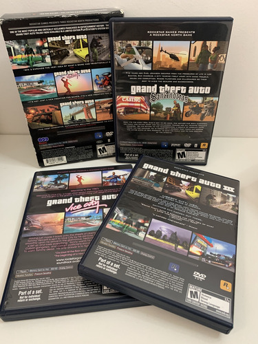 Gta The Trilogy Ps2 3 Jogos 100% Originais Completos Mapas (Usado)