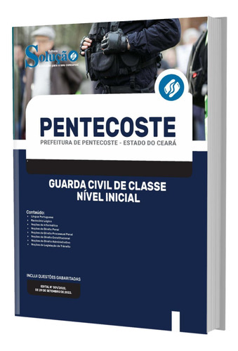 Apostila Concurso Pentecoste Ce - Guarda Civil De Classe