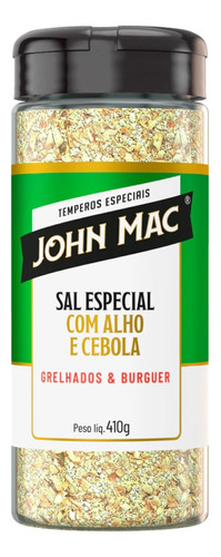 Sal Especial Com Alho E Cebola John Mac 410g
