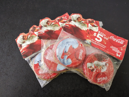 Colguijes Navideños Fichas Coca Cola Navidad 6pz Repetidos (Usado)