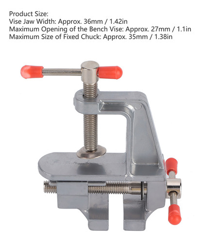 Mini Bench Jaw Vise, Abrazadera De Mesa Con Apertura De 1.1