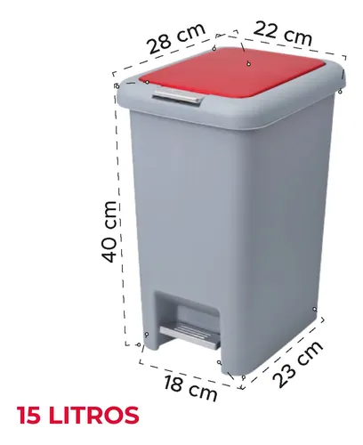 Caneca Rectangular 15 Litros