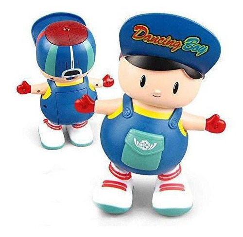 Brinquedo Infantil Boneco Menino Dançarino Com Música Luz