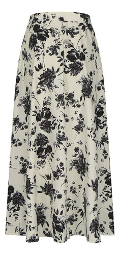 Faldas R For Mujer, Talla Grande, Con Cintura Elástica Y Do