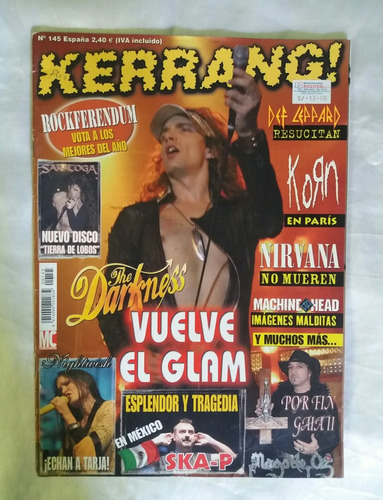 Kerrang 145 Revista Heavy Metal Hard Rock Posters 2006