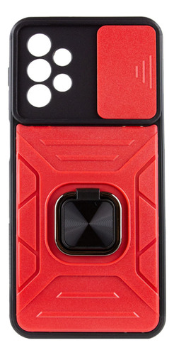 Funda Case De Samsung A33 5g Robot Rojo Con Aro Y Protector