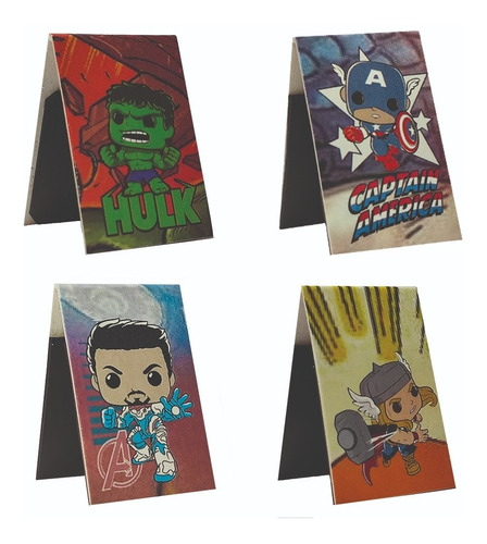 Marvel Avengers Separadores Magnéticos Para Libros