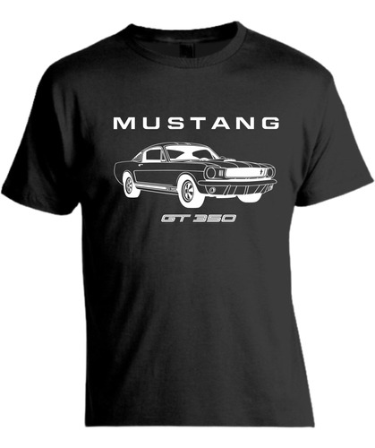 Remera Ford Mustang Gt 350 Algodon