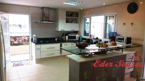 Imagem 3 de 15 de Casa Com 409,60m² De Área Construída À Venda No Residencial Alpha 1 - Es1751