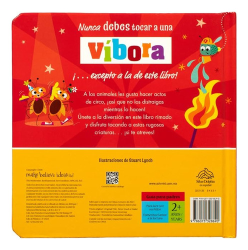 Libro Infantil: ¡nunca Toques A Una Víbora!