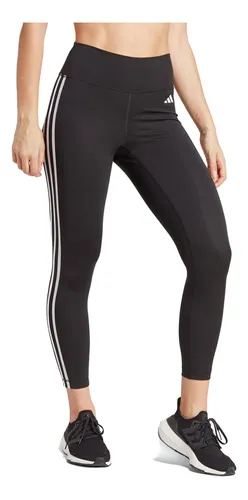 Legging listrada preto e branco 2025
