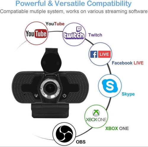 Camara Web Webcam 1080 P Full Hd Tarjetas D Credito X Mayor