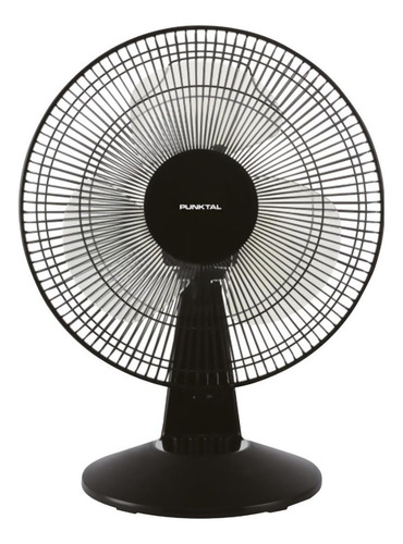 Ventilador De Mesa Punktal  30 Cm Negro Motor De Cobre